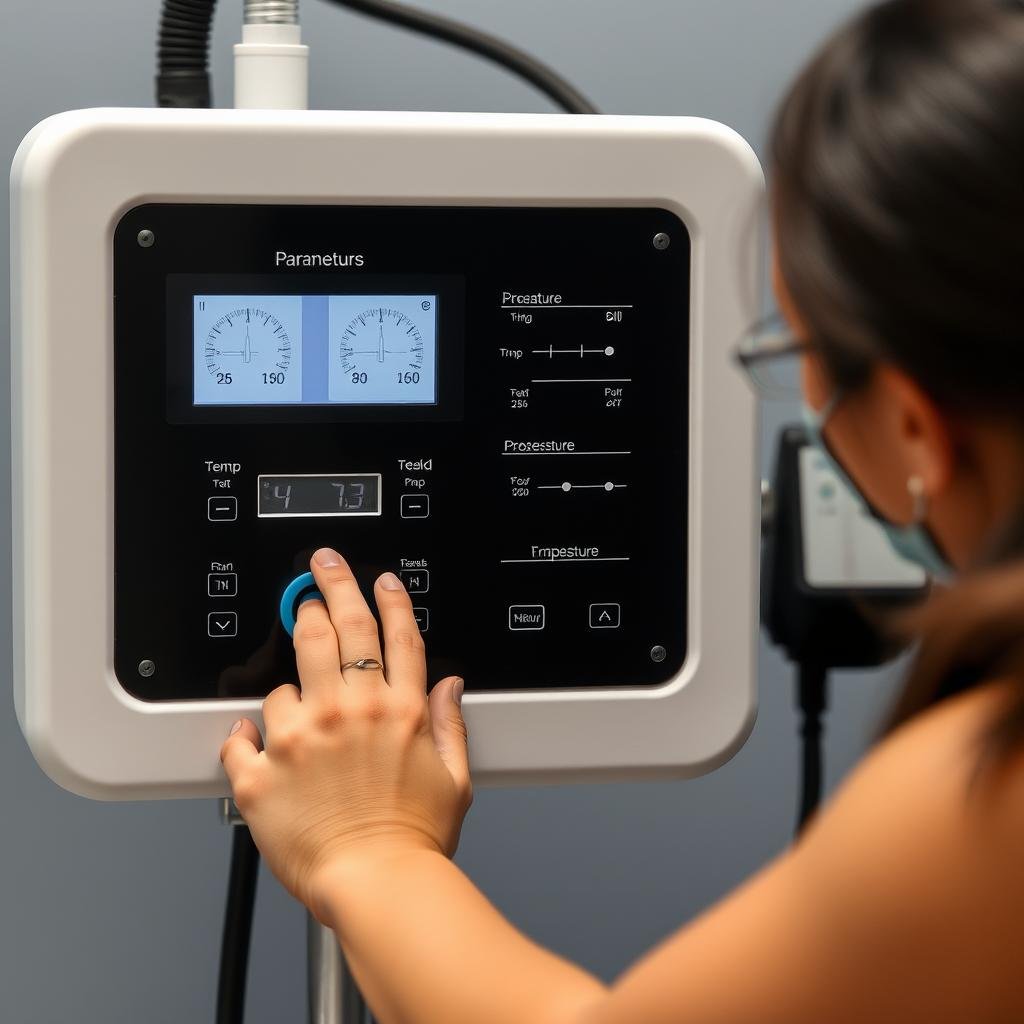 Control de parámetros en hidroterapia de colon