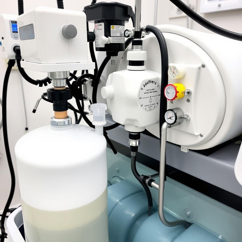 Sistema hidráulico de una cama para hidroterapia de colon