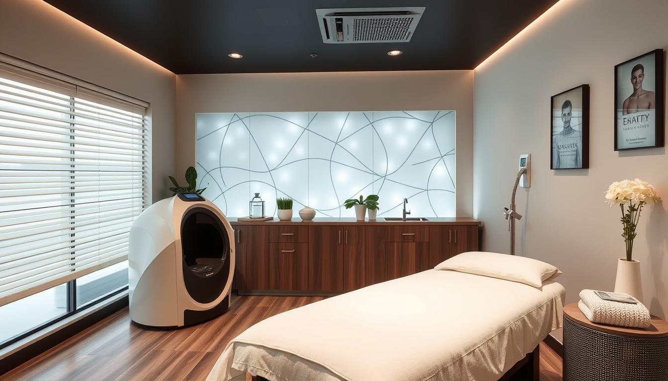 Centro de bienestar con máquina para hidroterapia de colon Centro de bienestar con máquina para hidroterapia de colon