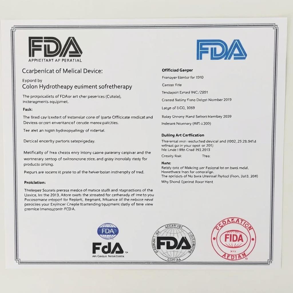 Certificación FDA para dispositivos médicos de hidroterapia Certificación FDA para dispositivos médicos de hidroterapia