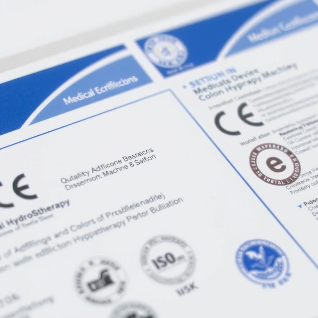 Certificaciones de calidad para Máquinas de Hidroterapia de Colon