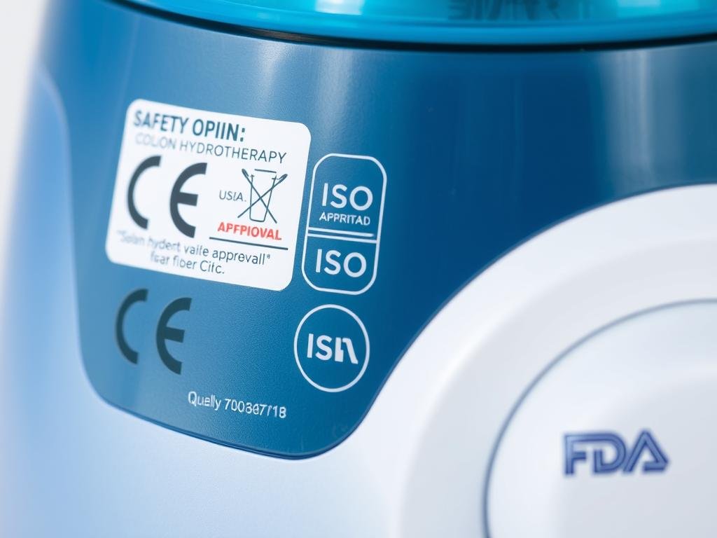 Certificaciones de seguridad en máquina para hidroterapia de colon Certificaciones de seguridad en máquina para hidroterapia de colon