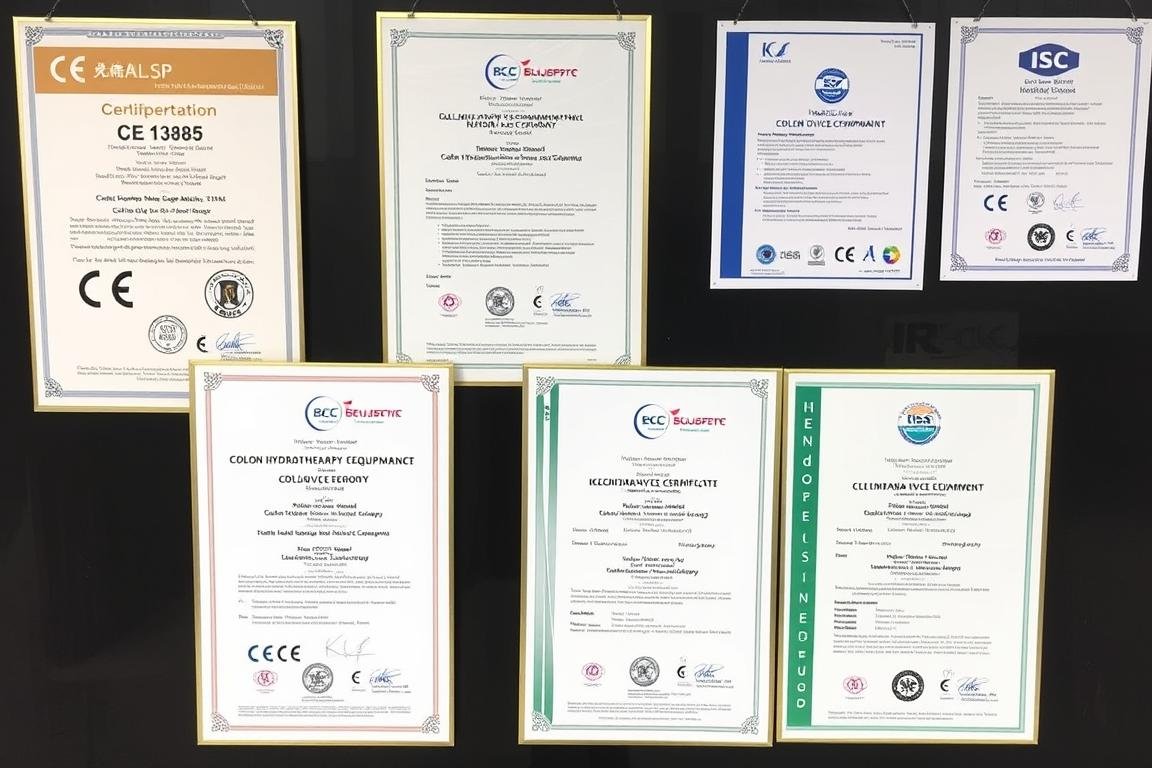 Certificaciones importantes para equipos de hidroterapia de colon Certificaciones importantes para equipos de hidroterapia de colon