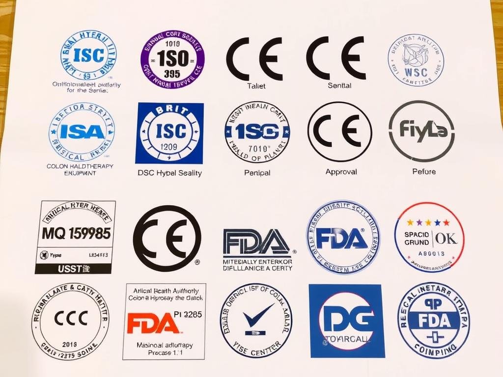 Certificaciones y sellos de calidad para máquinas de hidroterapia de colon