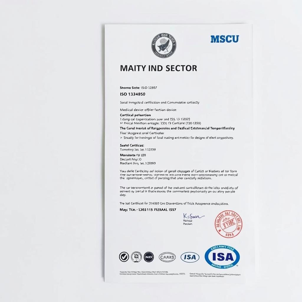 Certificado ISO 13485 para fabricantes de equipos médicos Certificado ISO 13485 para fabricantes de equipos médicos