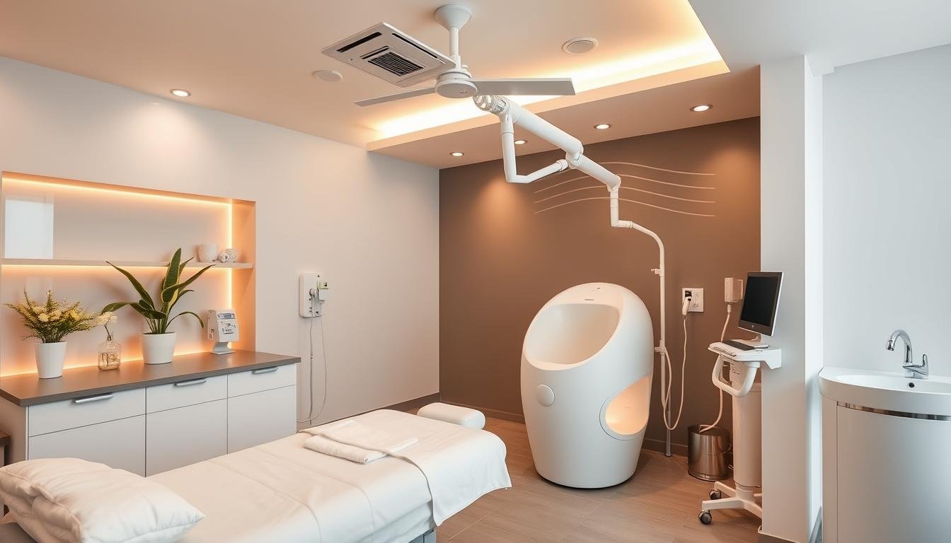 Clínica moderna equipada con máquina para hidroterapia de colon en México Clínica moderna equipada con máquina para hidroterapia de colon en México