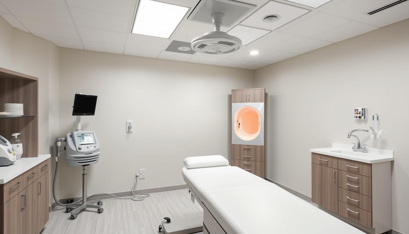 Clínica profesional con máquina para hidroterapia de colon instalada Clínica profesional con máquina para hidroterapia de colon instalada