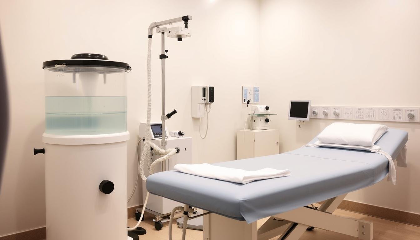 Colonic Hydrotherapy: A Comprehensive Guide 3 Colonic hydrotherapy equipment in a clean, clinical setting