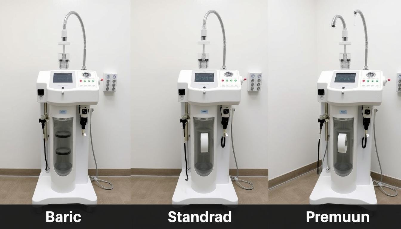 Comparativa visual de diferentes modelos de máquina para hidroterapia de colon Comparativa visual de diferentes modelos de máquina para hidroterapia de colon