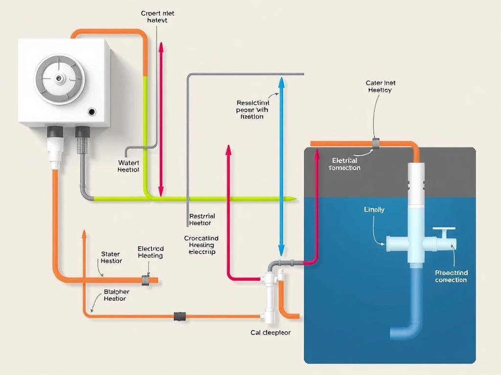Diagrama de conexiones de una máquina para hidroterapia de colon Diagrama de conexiones de una máquina para hidroterapia de colon