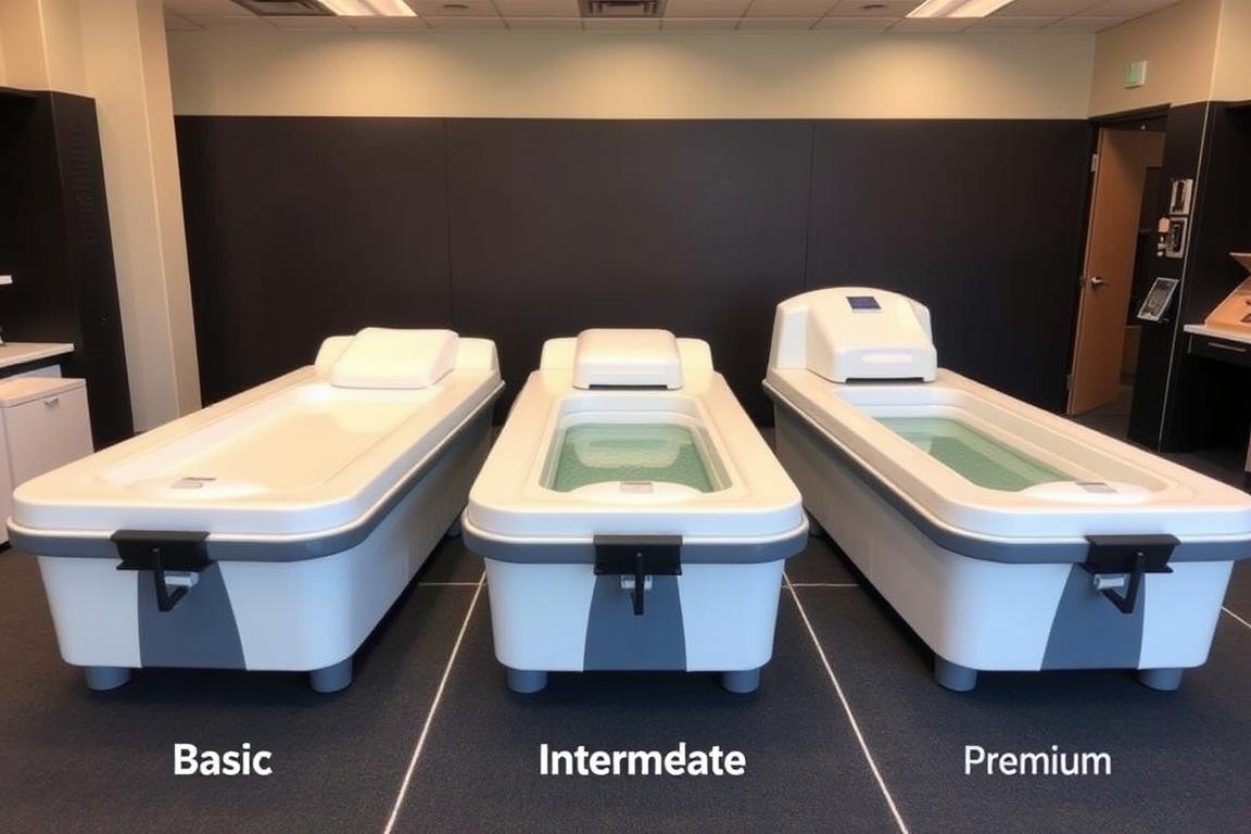 Diferentes modelos de camas para hidroterapia de colon