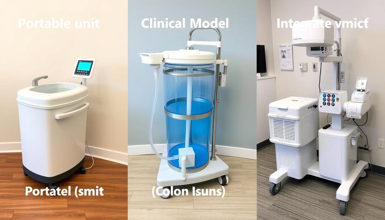 Diferentes tipos de máquinas para hidroterapia de colon Diferentes tipos de máquinas para hidroterapia de colon