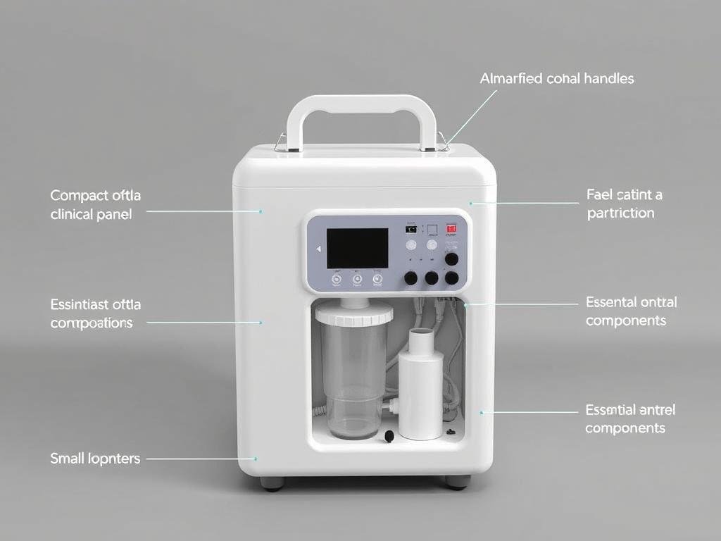 Equipo portátil de hidroterapia de colon para uso clínico Equipo portátil de hidroterapia de colon para uso clínico