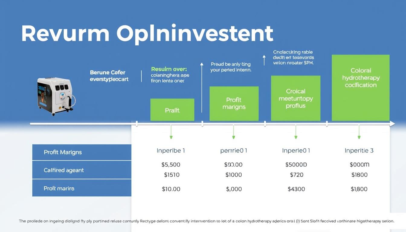 Gráfico de retorno de inversión para máquina de hidroterapia de colon
