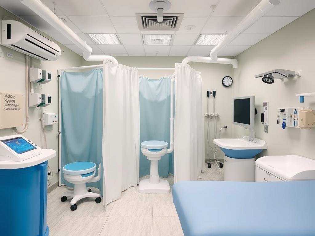 Interior de una clínica especializada en hidroterapia de colon Interior de una clínica especializada en hidroterapia de colon