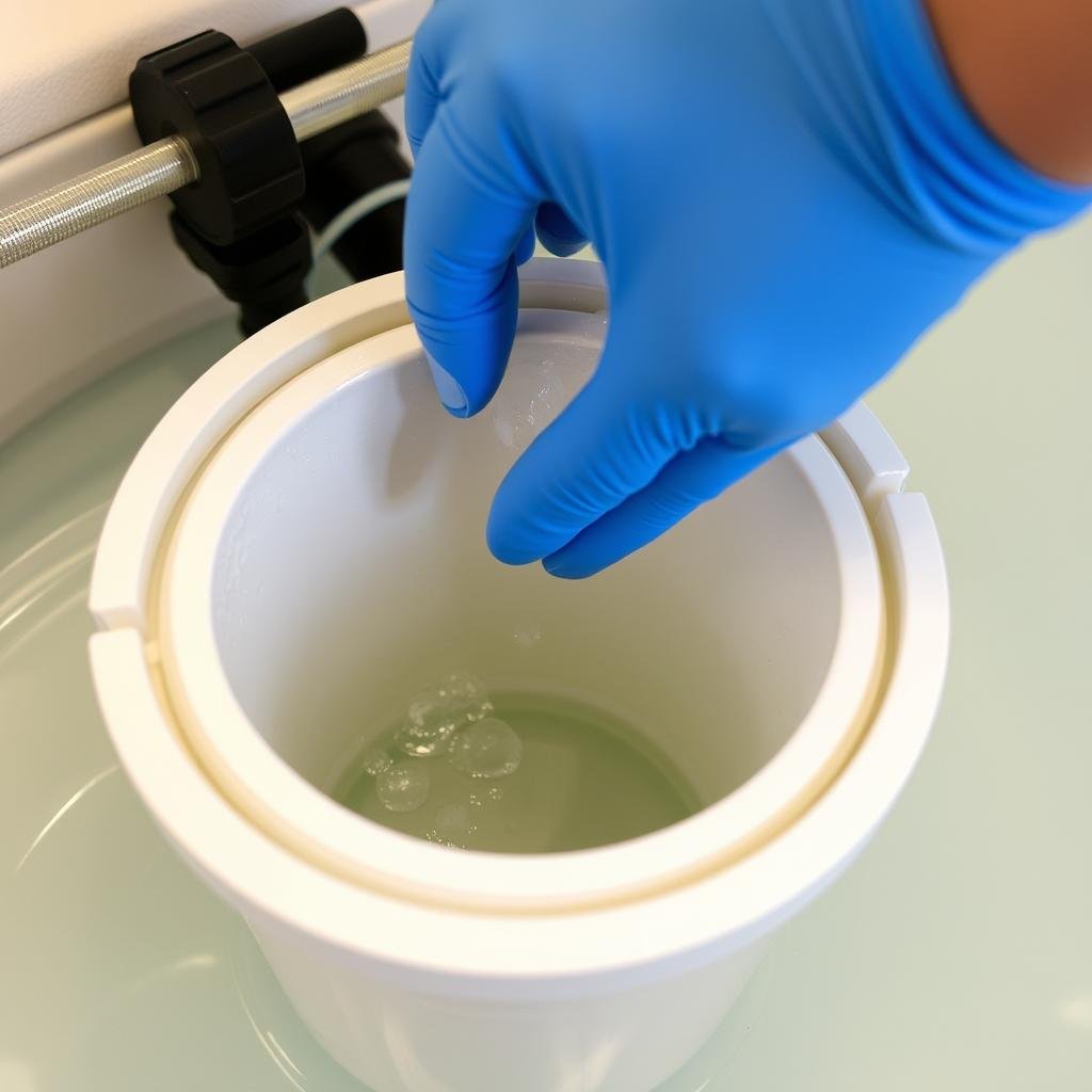 Mantenimiento semanal del sistema de filtración