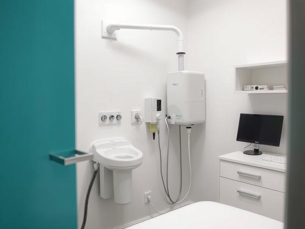 Máquina compacta para hidroterapia de colon ideal para clínicas pequeñas