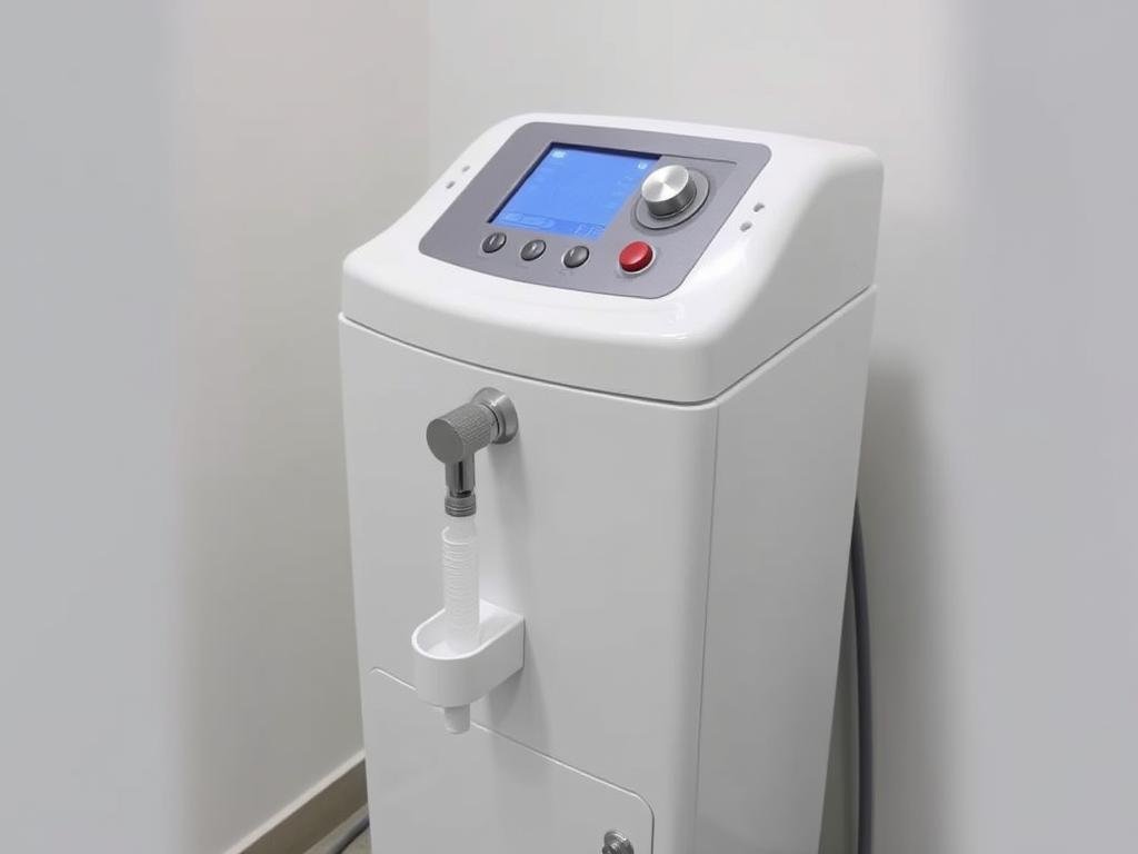 Máquina para hidroterapia de colon modelo básico con válvula termostática Máquina para hidroterapia de colon modelo básico con válvula termostática