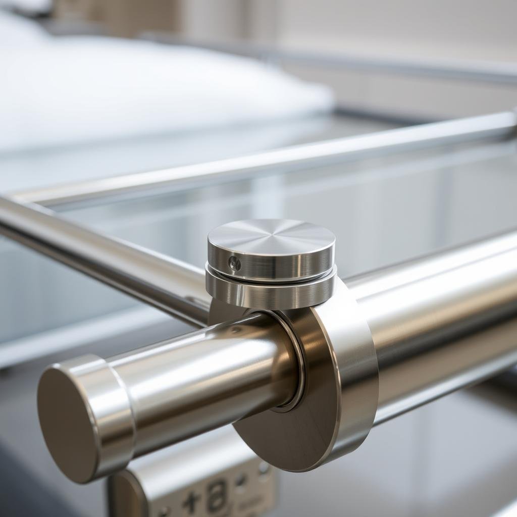 Materiales de acero inoxidable de una cama para hidroterapia de colon