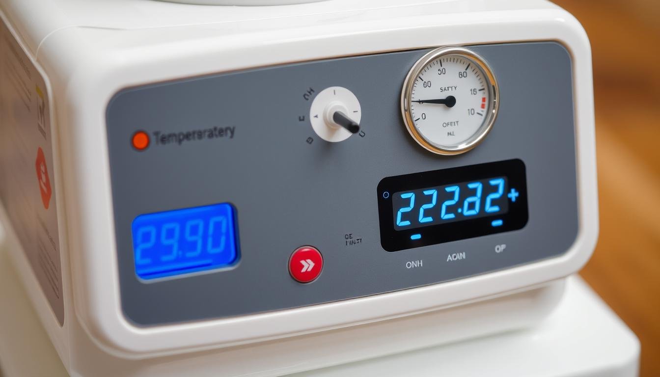 Panel de control de Máquina para hidroterapia de colon con sistemas de seguridad Panel de control de Máquina para hidroterapia de colon con sistemas de seguridad