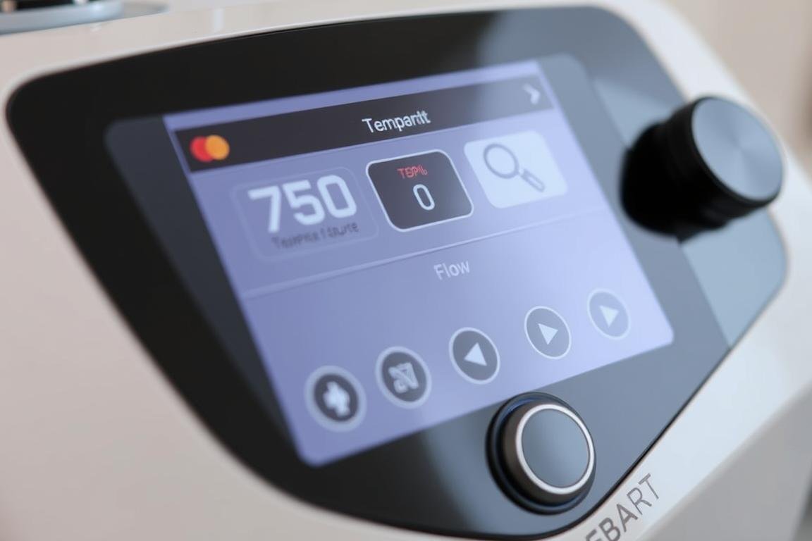 Panel de control digital de máquina de hidroterapia de colon