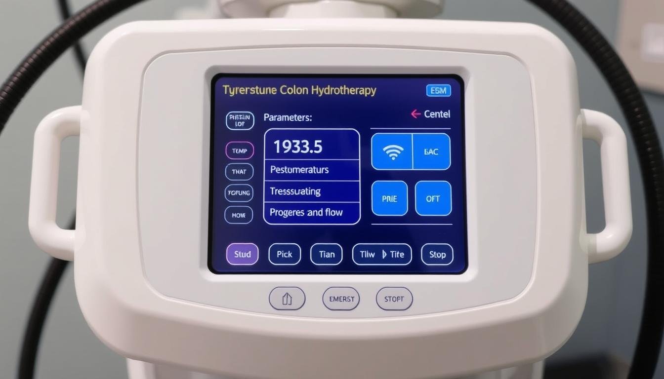 Panel de control digital de una máquina profesional de hidroterapia de colon Panel de control digital de una máquina profesional de hidroterapia de colon