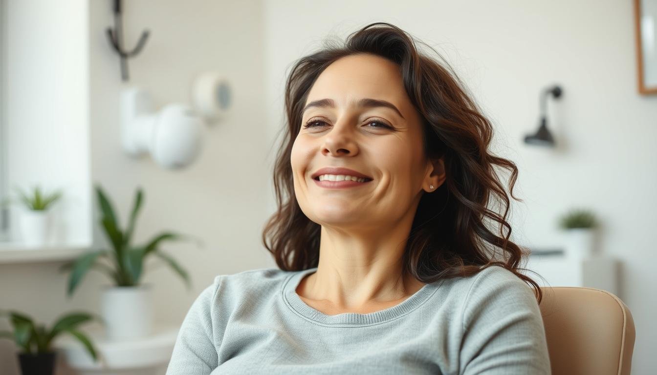 Persona experimentando bienestar después de una sesión de Hidroterapia de Colon Persona experimentando bienestar después de una sesión de Hidroterapia de Colon