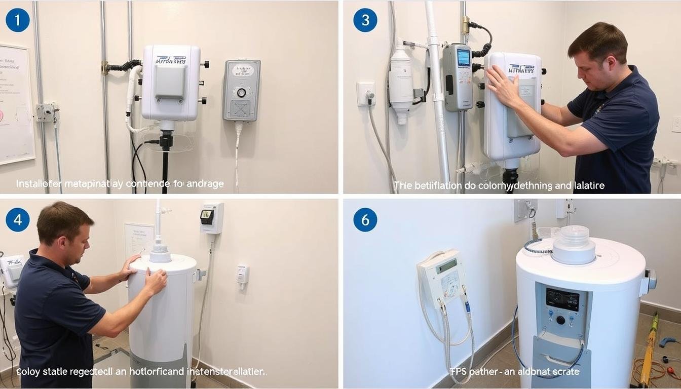 Proceso de instalación de máquina para hidroterapia de colon Proceso de instalación de máquina para hidroterapia de colon