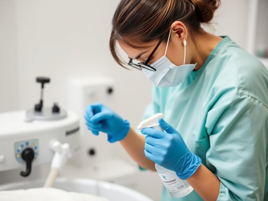 Protocolo de higiene para equipos de hidroterapia