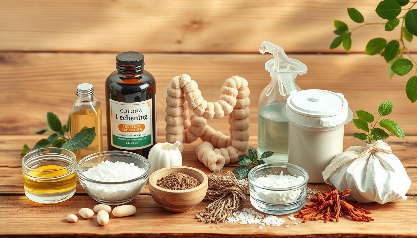 Representación de métodos tradicionales de limpieza de colon Representación de métodos tradicionales de limpieza de colon