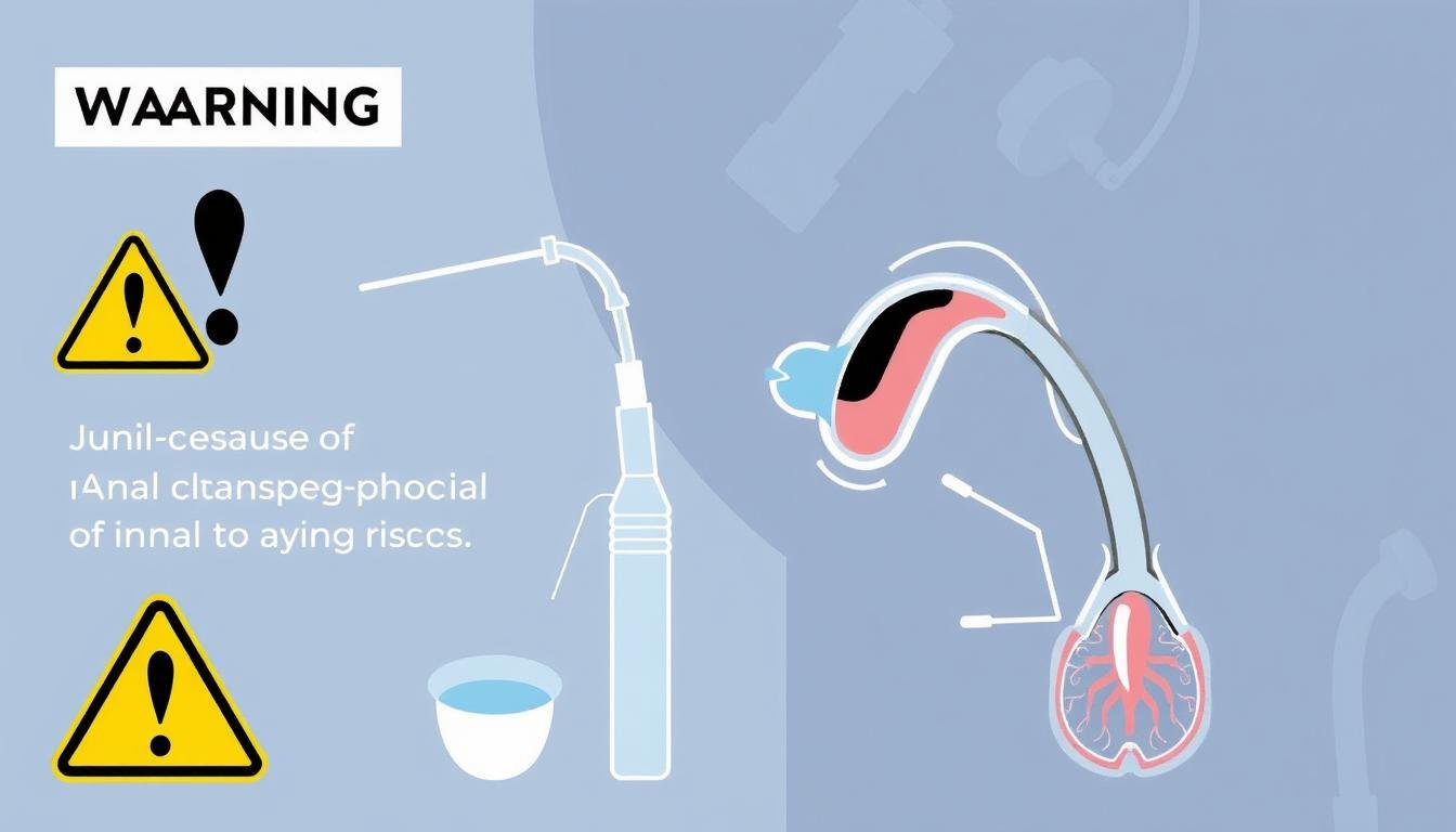 Señales de advertencia sobre el uso incorrecto de aparatos para lavar el ano Señales de advertencia sobre el uso incorrecto de aparatos para lavar el ano