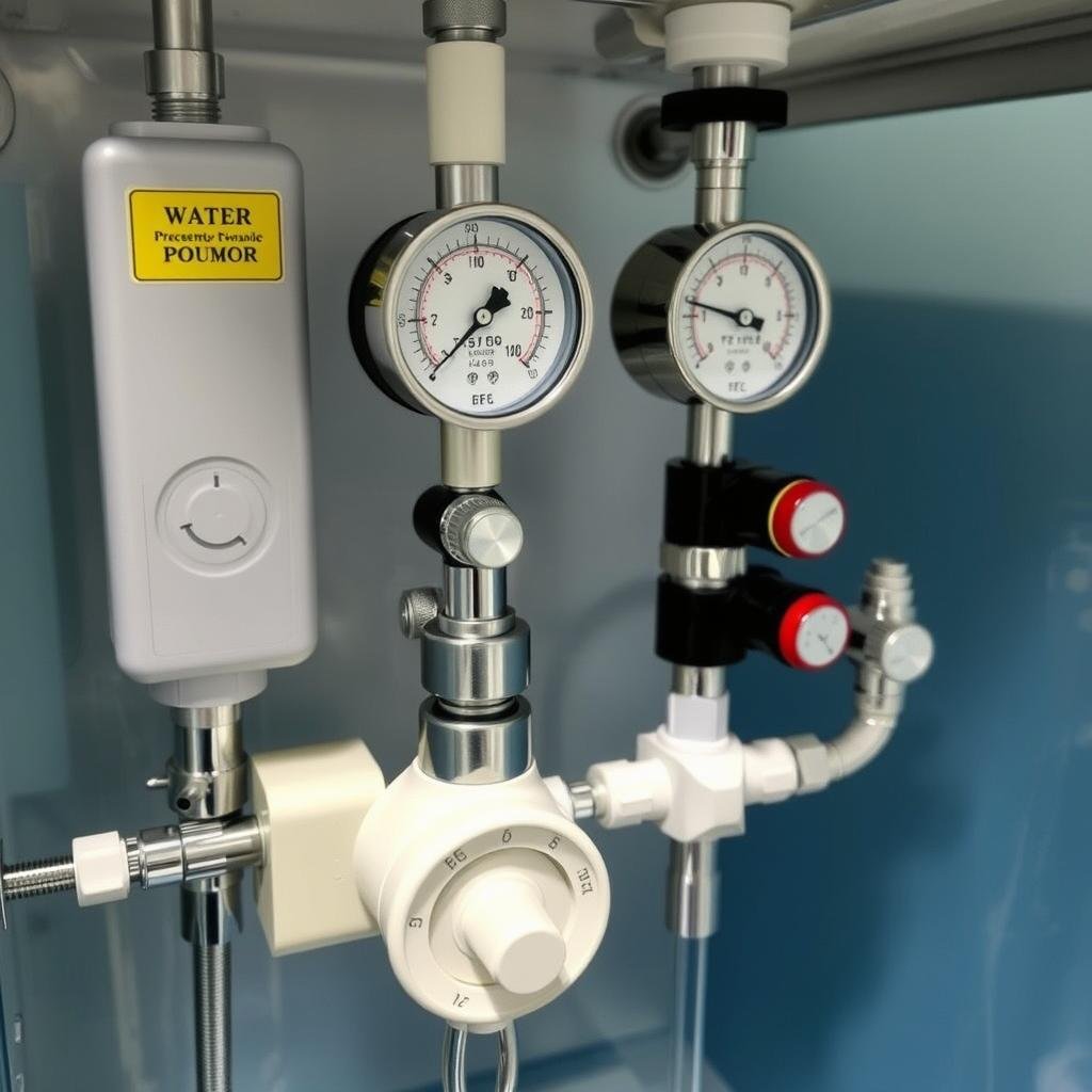 Sistema de control de flujo de agua en máquina de hidroterapia Sistema de control de flujo de agua en máquina de hidroterapia