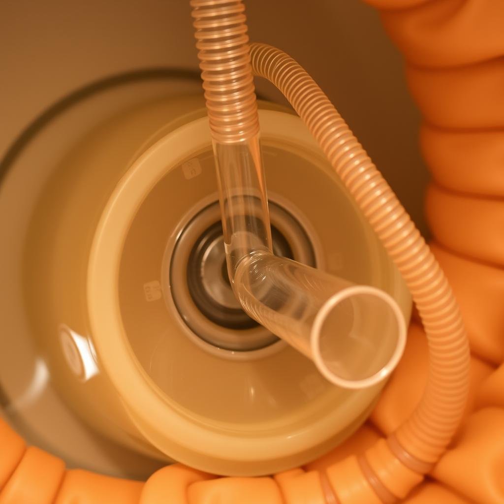 Sistema de drenaje de una cama para hidroterapia de colon