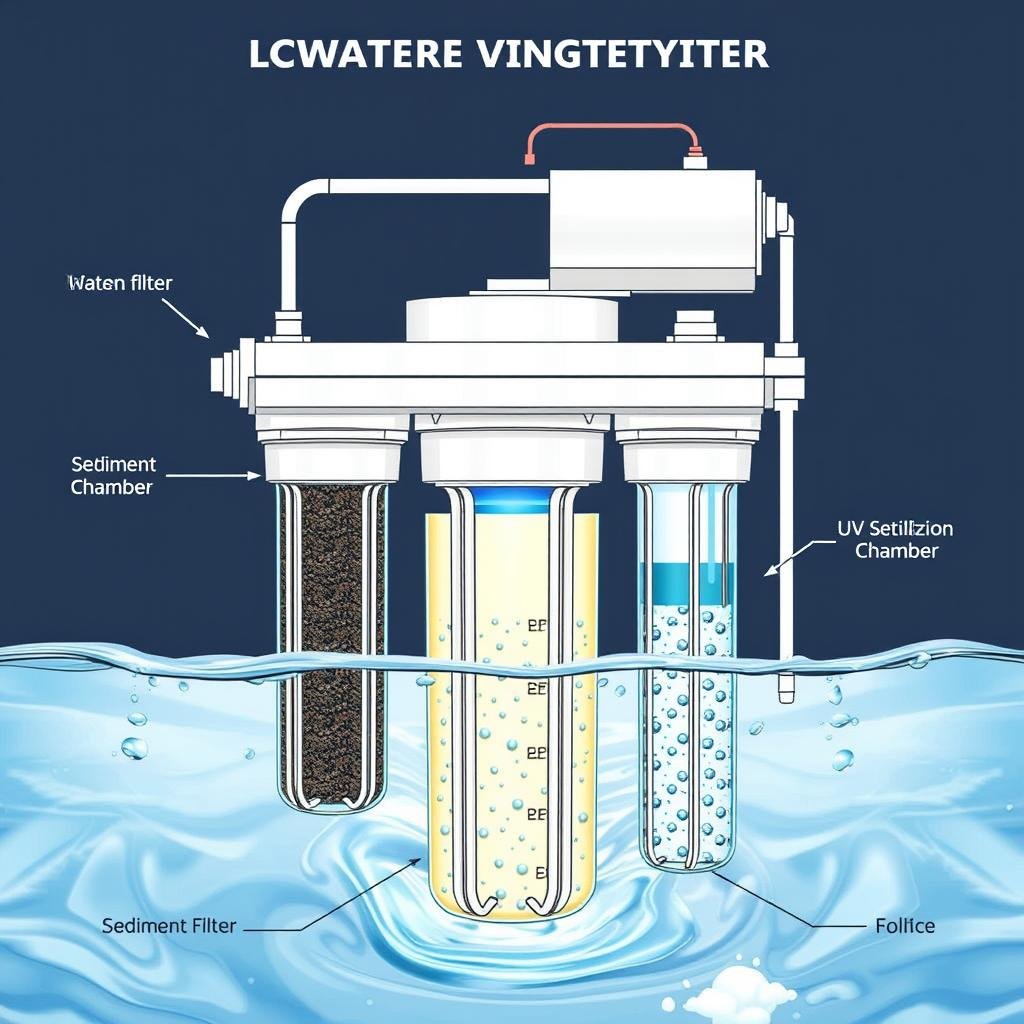 Sistema de filtración de agua para hidroterapia de colon