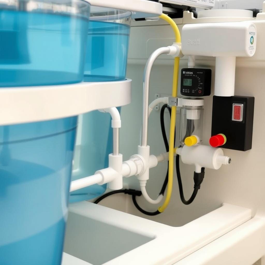 Sistema hidráulico de una cama para hidroterapia de colon