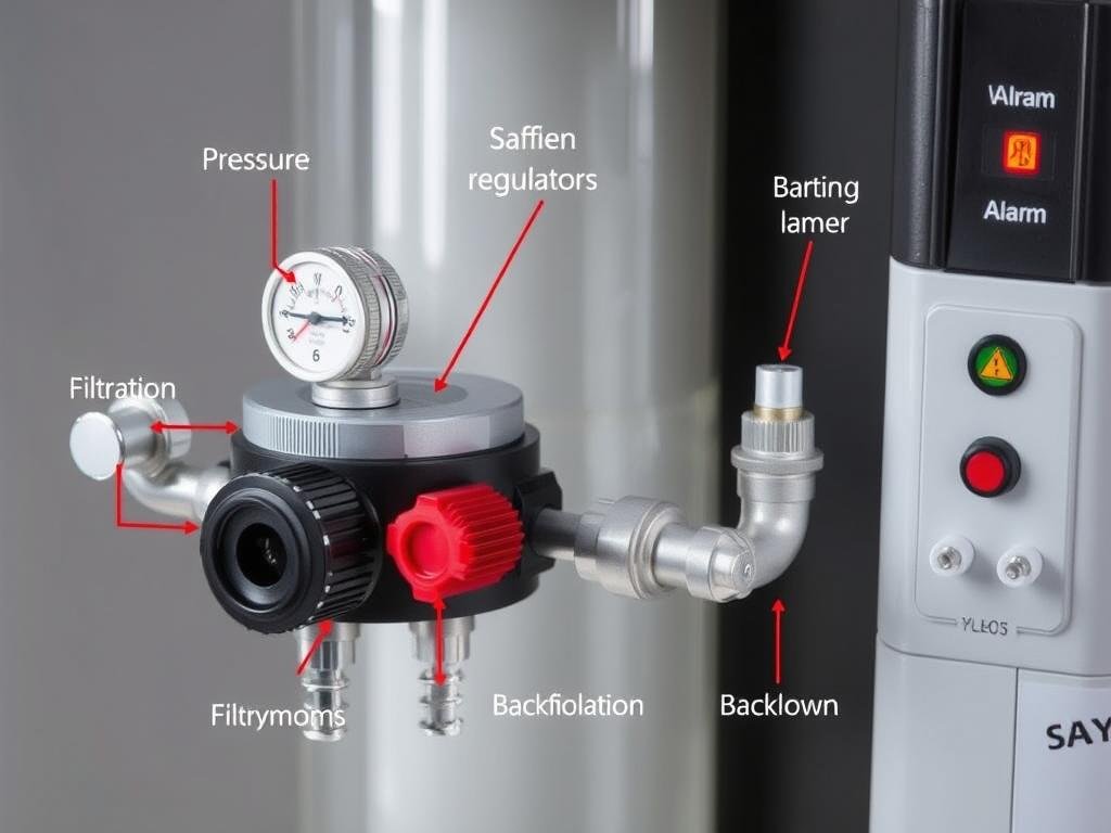 Sistemas de seguridad en una máquina para hidroterapia de colon Sistemas de seguridad en una máquina para hidroterapia de colon