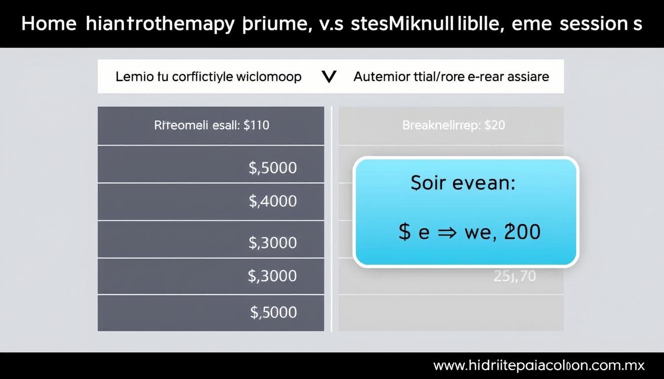 Análisis de costos de la hidroterapia de colon doméstica vs clínica Análisis de costos de la hidroterapia de colon doméstica vs clínica