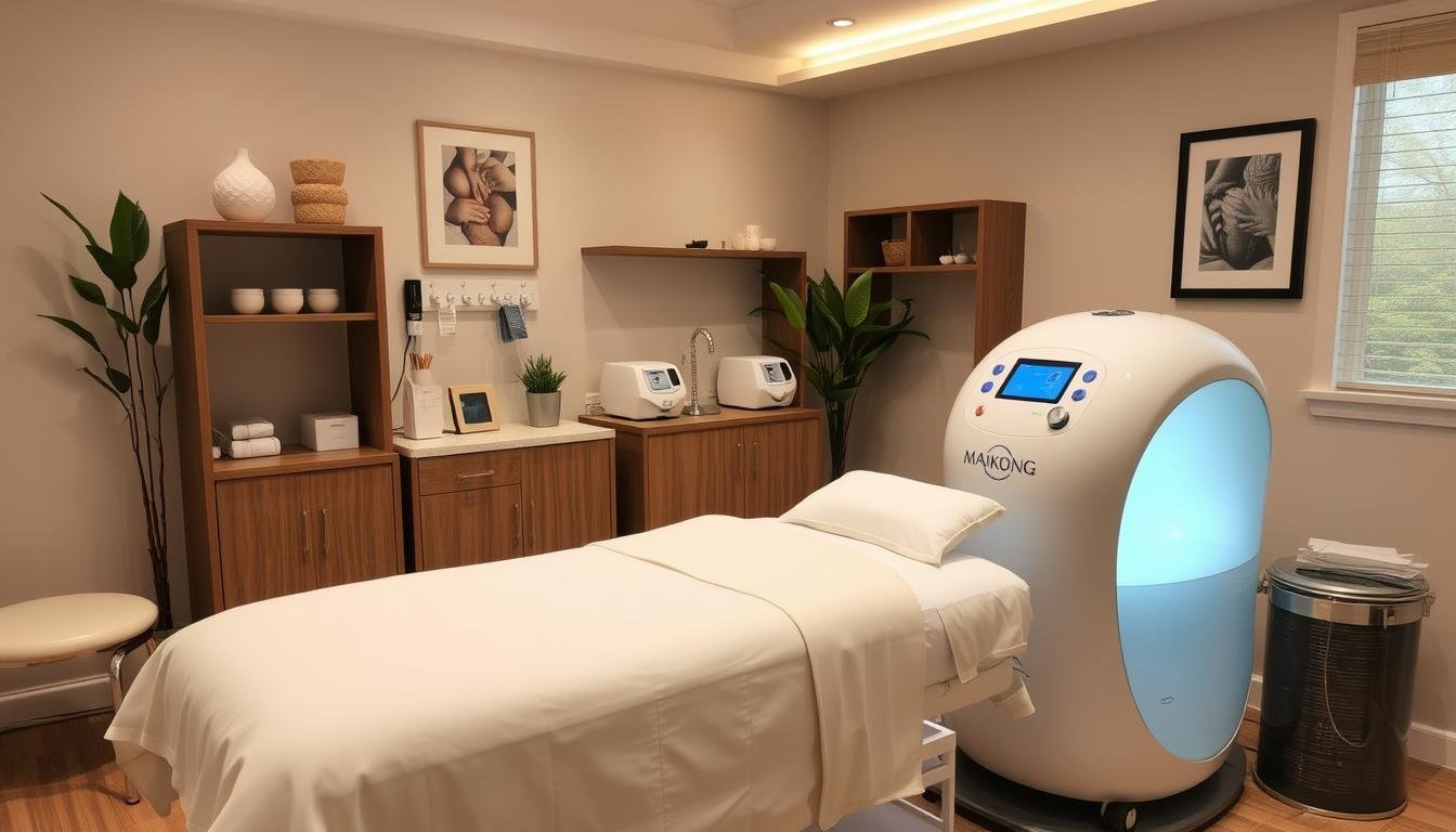 Centro de bienestar equipado con Máquina para hidroterapia de colon MAIKONG Centro de bienestar equipado con Máquina para hidroterapia de colon MAIKONG