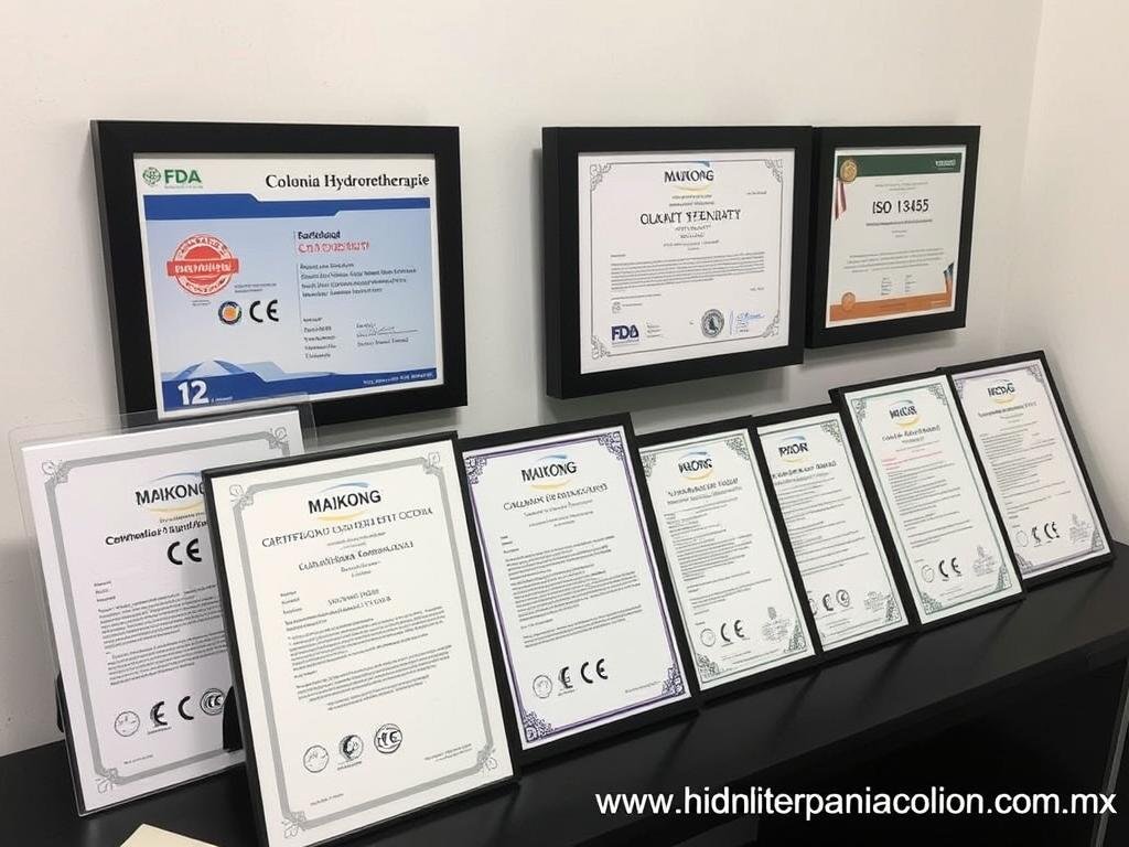 Certificaciones de Máquina para hidroterapia de colon MAIKONG Certificaciones de Máquina para hidroterapia de colon MAIKONG