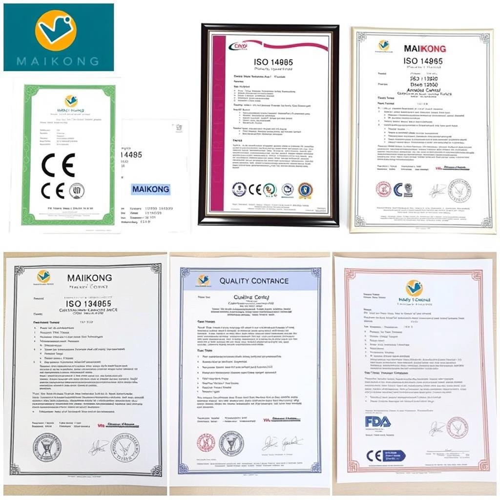 Certificaciones internacionales de las máquinas MAIKONG Certificaciones internacionales de las máquinas MAIKONG