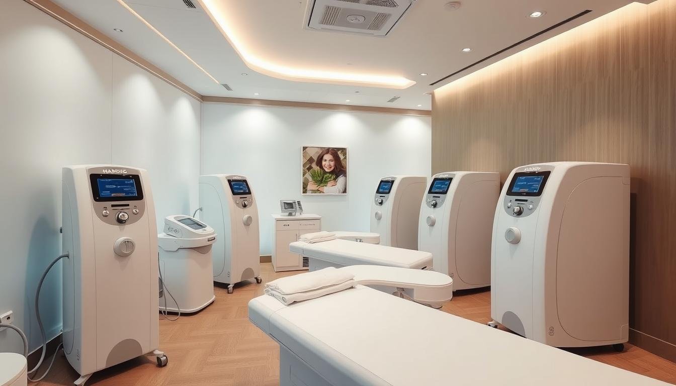 Clínica moderna equipada con máquinas para hidroterapia de colon MAIKONG Clínica moderna equipada con máquinas para hidroterapia de colon MAIKONG