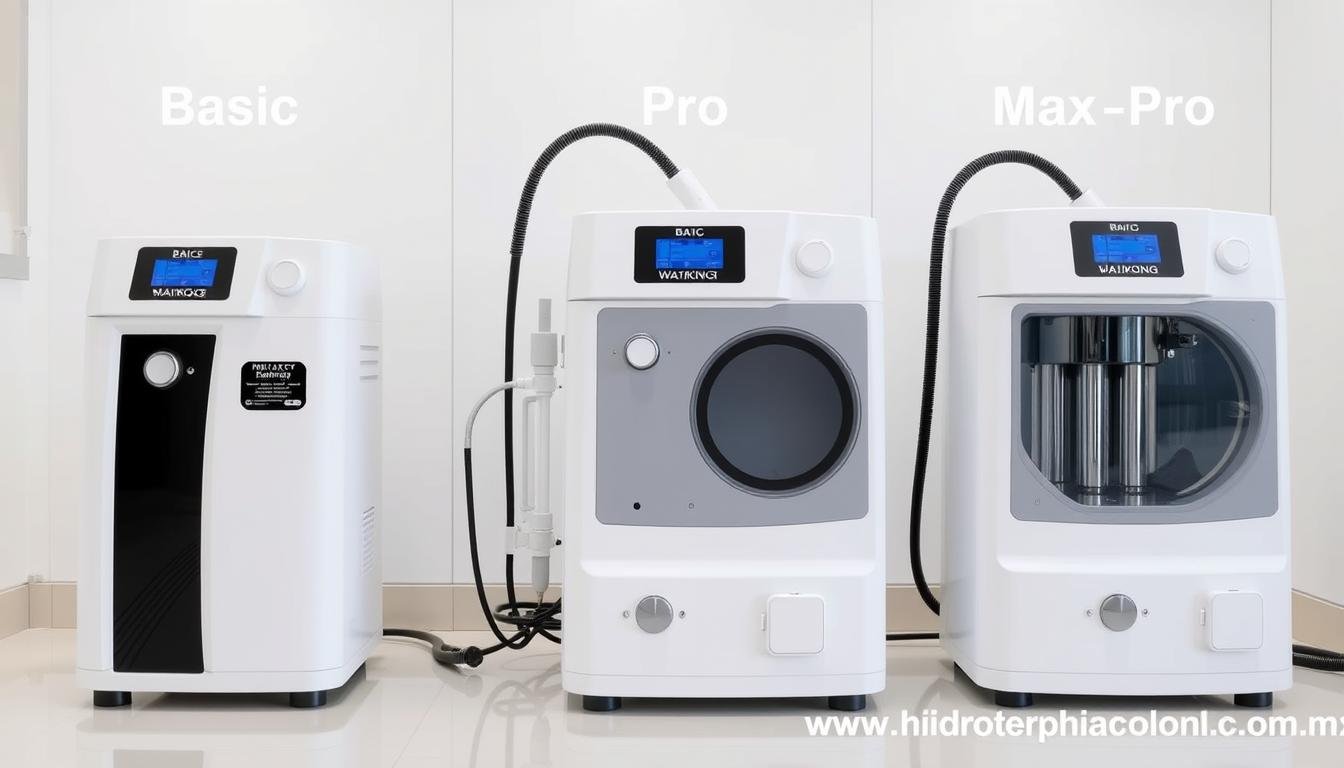 Comparativa de los tres modelos de máquinas para hidroterapia de colon MAIKONG Comparativa de los tres modelos de máquinas para hidroterapia de colon MAIKONG