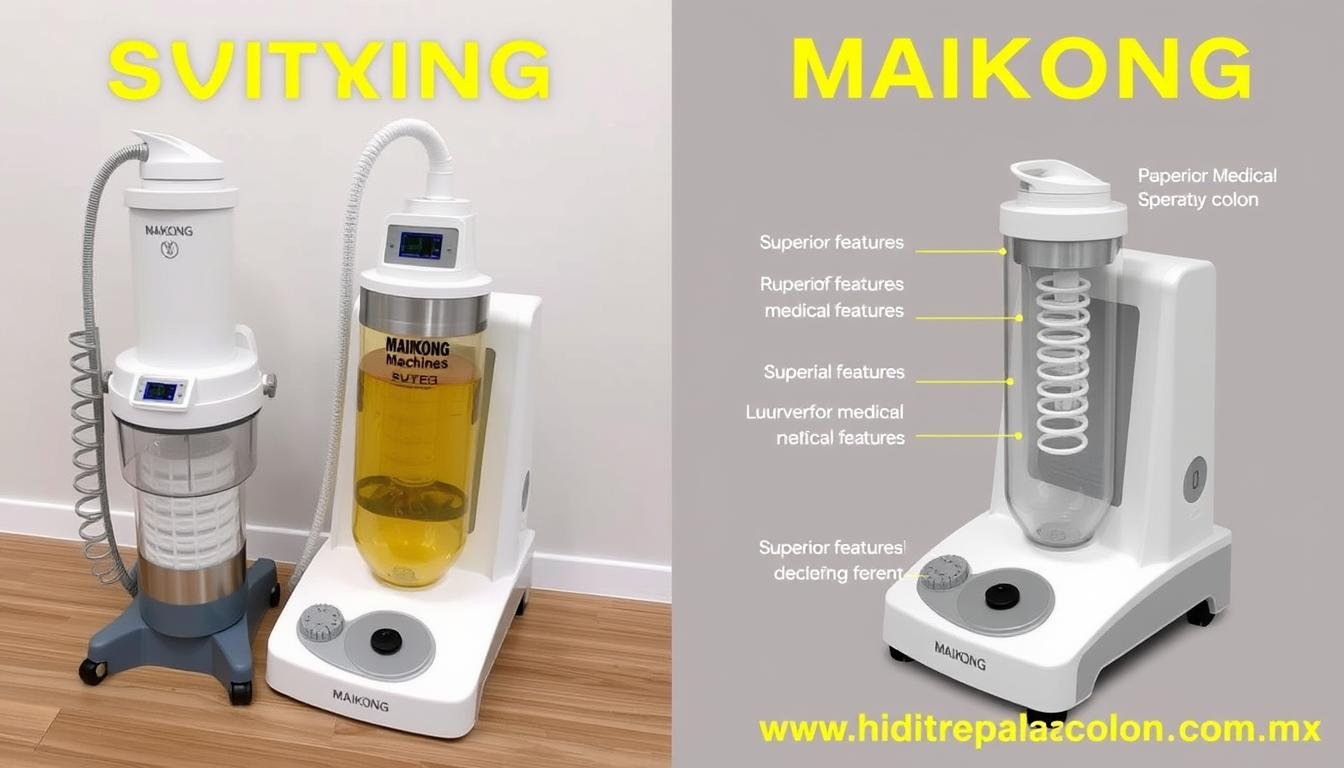 Comparativa visual de máquinas para hidroterapia de colon en el mercado Comparativa visual de máquinas para hidroterapia de colon en el mercado