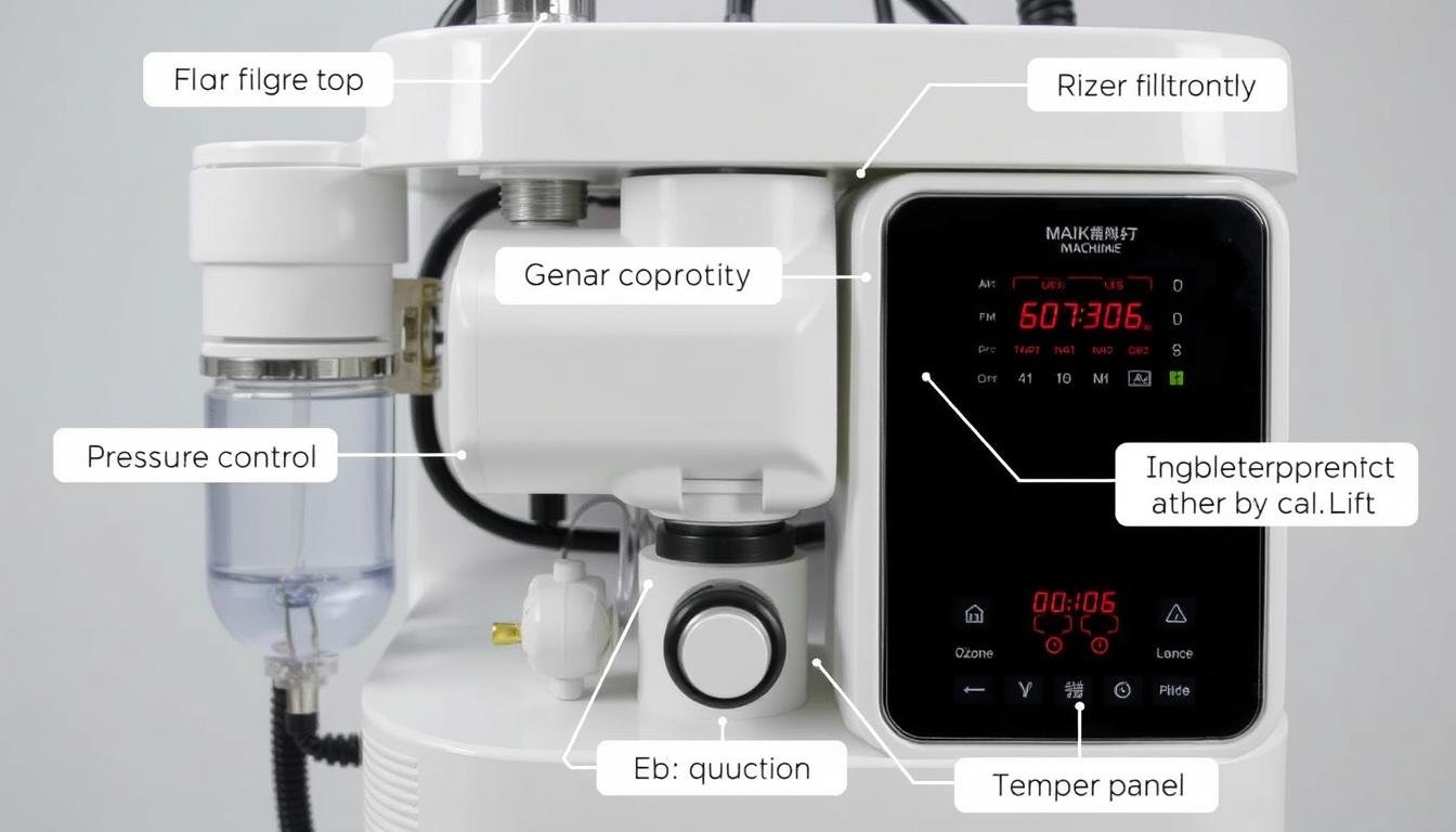 Componentes técnicos de la Máquina para hidroterapia de colon MAIKONG Componentes técnicos de la Máquina para hidroterapia de colon MAIKONG
