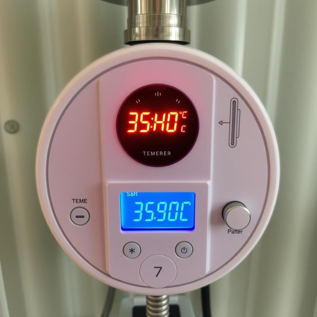 Control de temperatura en máquina para hidroterapia de colon Control de temperatura en máquina para hidroterapia de colon