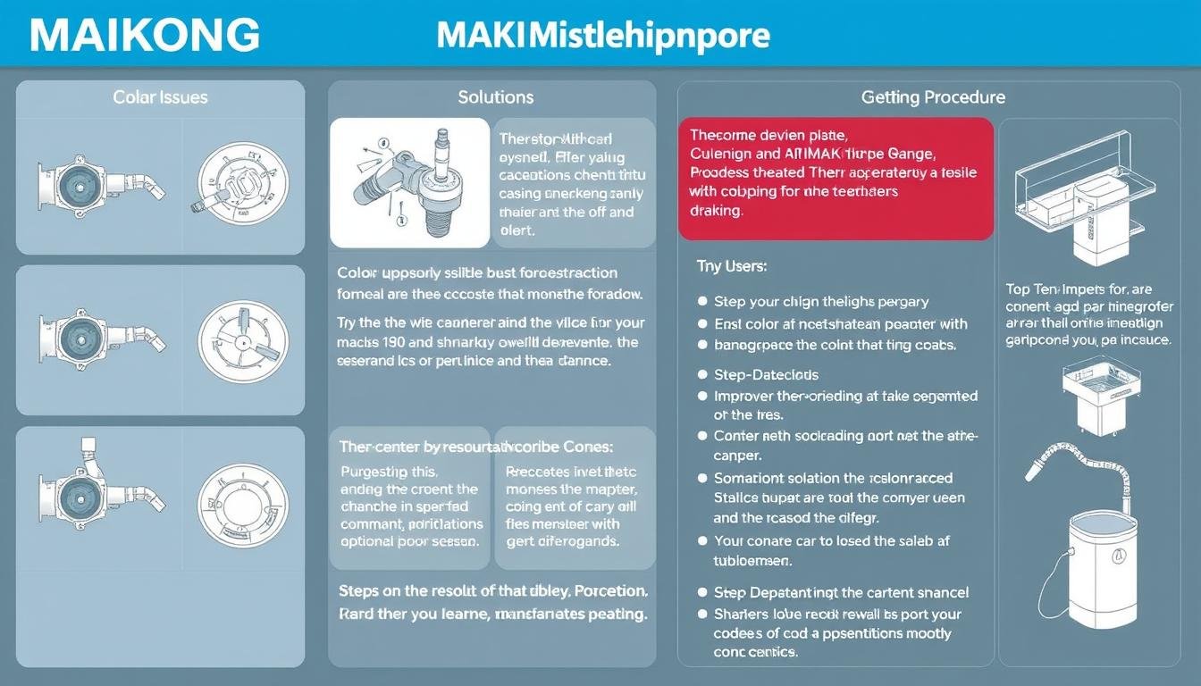 Diagrama de solución de problemas para Máquinas para hidroterapia de colon MAIKONG Diagrama de solución de problemas para Máquinas para hidroterapia de colon MAIKONG