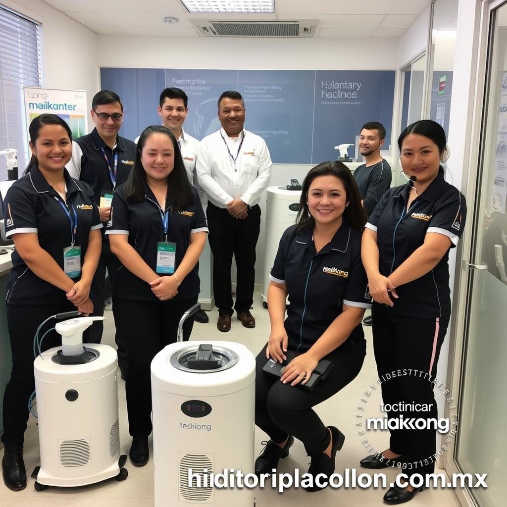 Equipo de soporte técnico MAIKONG para máquinas de hidroterapia de colon Equipo de soporte técnico MAIKONG para máquinas de hidroterapia de colon