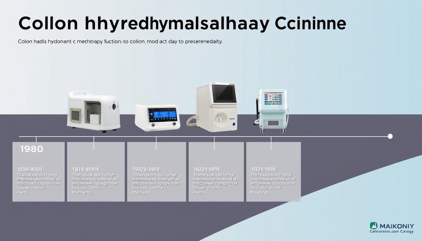Evolución de las máquinas para hidroterapia de colon desde 1980 hasta la actualidad Evolución de las máquinas para hidroterapia de colon desde 1980 hasta la actualidad