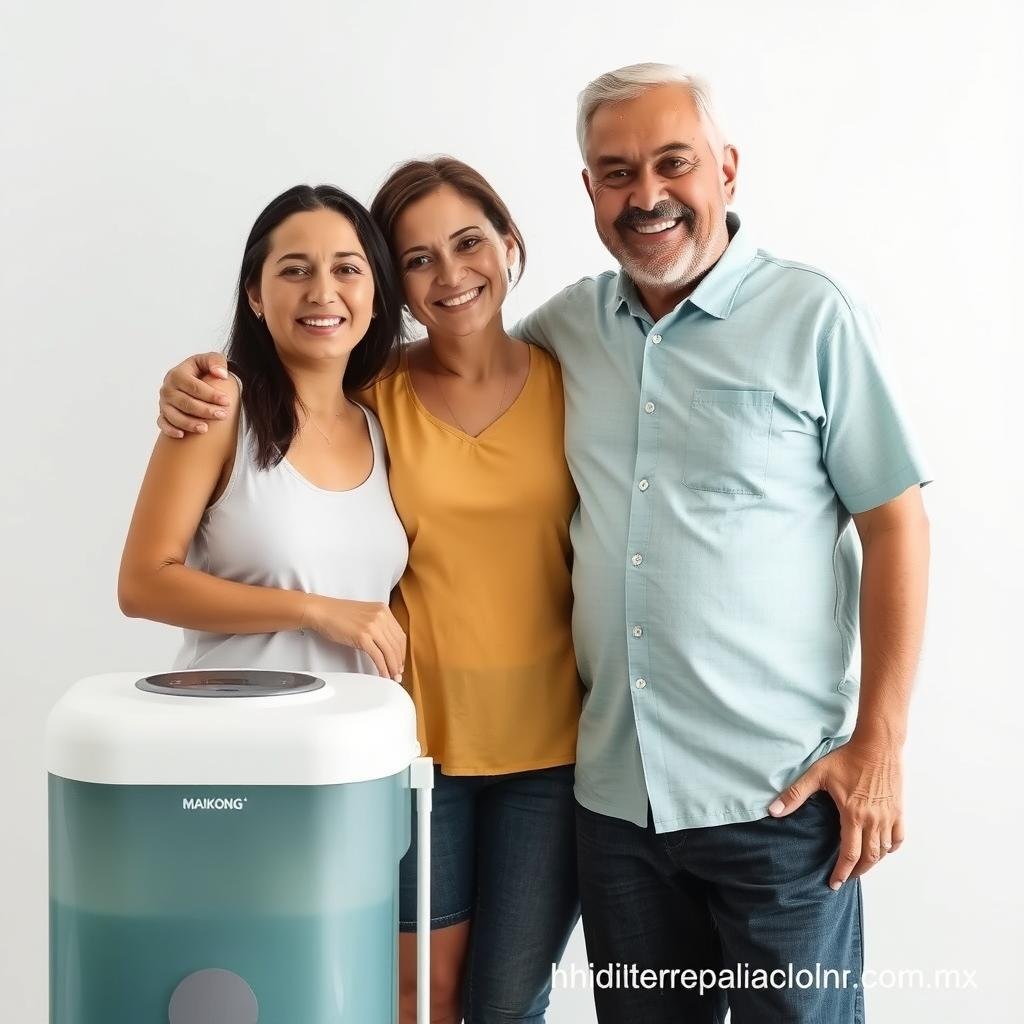 Familia que utiliza equipos MAIKONG Familia que utiliza equipos MAIKONG