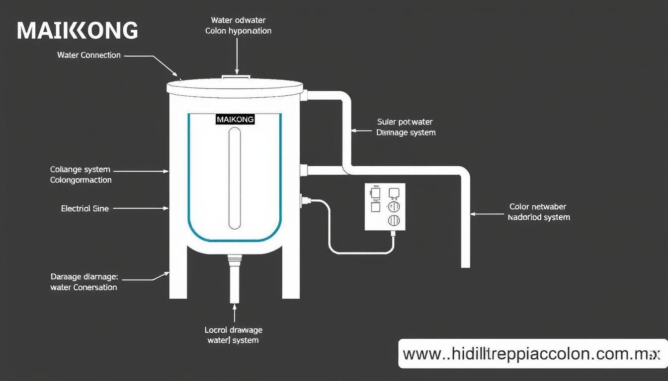 Instalación de Máquina para hidroterapia de colon MAIKONG Instalación de Máquina para hidroterapia de colon MAIKONG